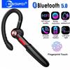 Business Earphone Bluetooth 5.0 Hands Free Wireless Headphone Stereo Music Ear Hook Headset With Mic for Driving Meetings