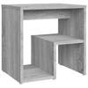 Nightstand Gray Sonoma 40 x 30 x 40 cm Particleboard
