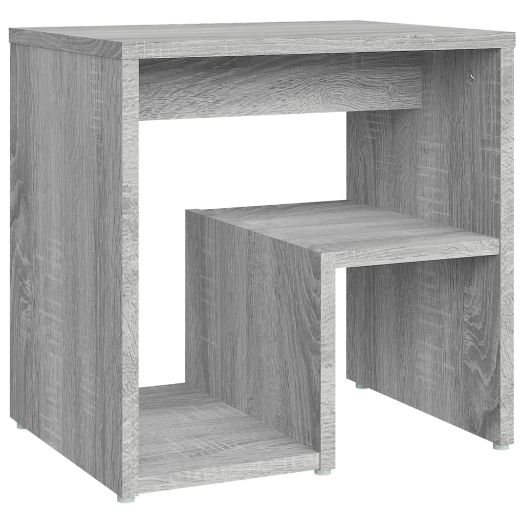 Nightstand Gray Sonoma 40 x 30 x 40 cm Particleboard