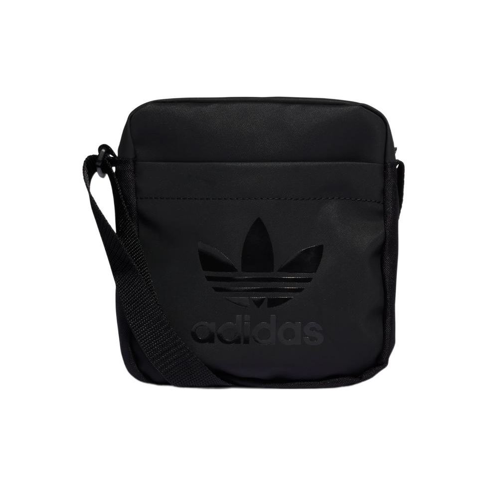 

Adidas Originals Large Logo Simple Casual Polyester Shoulder Crossbody Bag Unisex bags Black HD7188 Pure Black