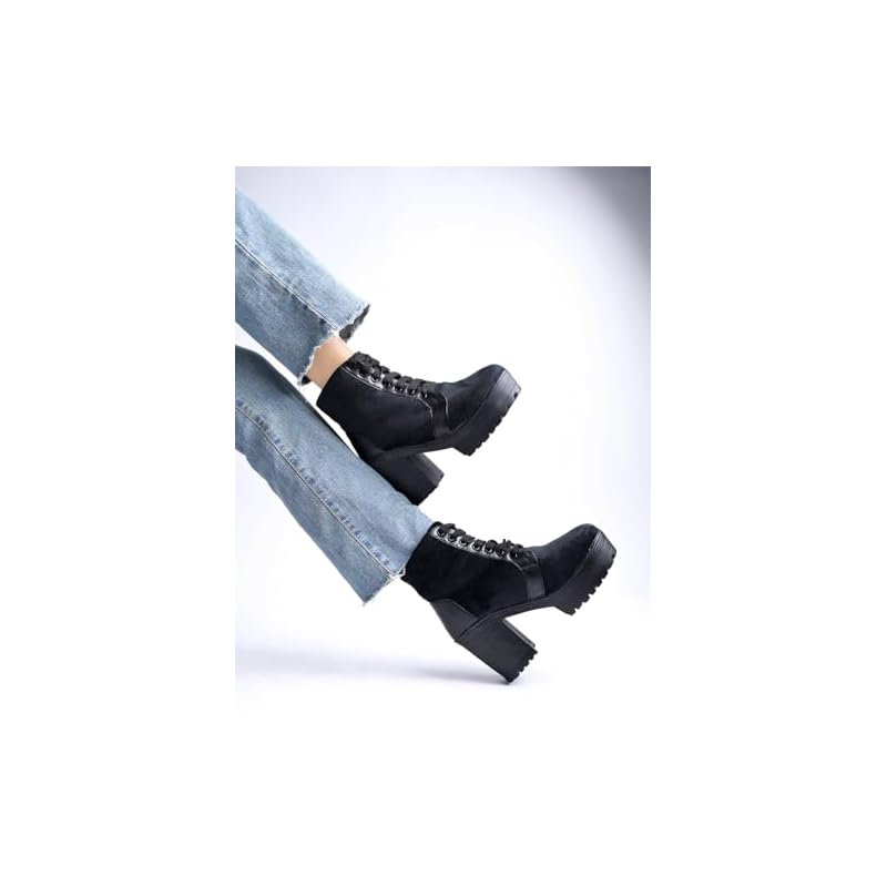 Shoetopia Girls Girls-Bt-London Black Ankle Boot - 5 Uk (Girls-Bt-London-Black) 5 UK