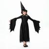 Halloween Kostüm Kinder Karneval Hexe Mädchen Kleid Hexenkleid Vampir Show Kostüm