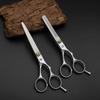 Forbici in acciaio inossidabile per sfoltire e tagliare i capelli, tagliacapelli da 6 pollici, prodotti per parrucchieri, taglio dei capelli, rifinitura dei capelli, barbiere