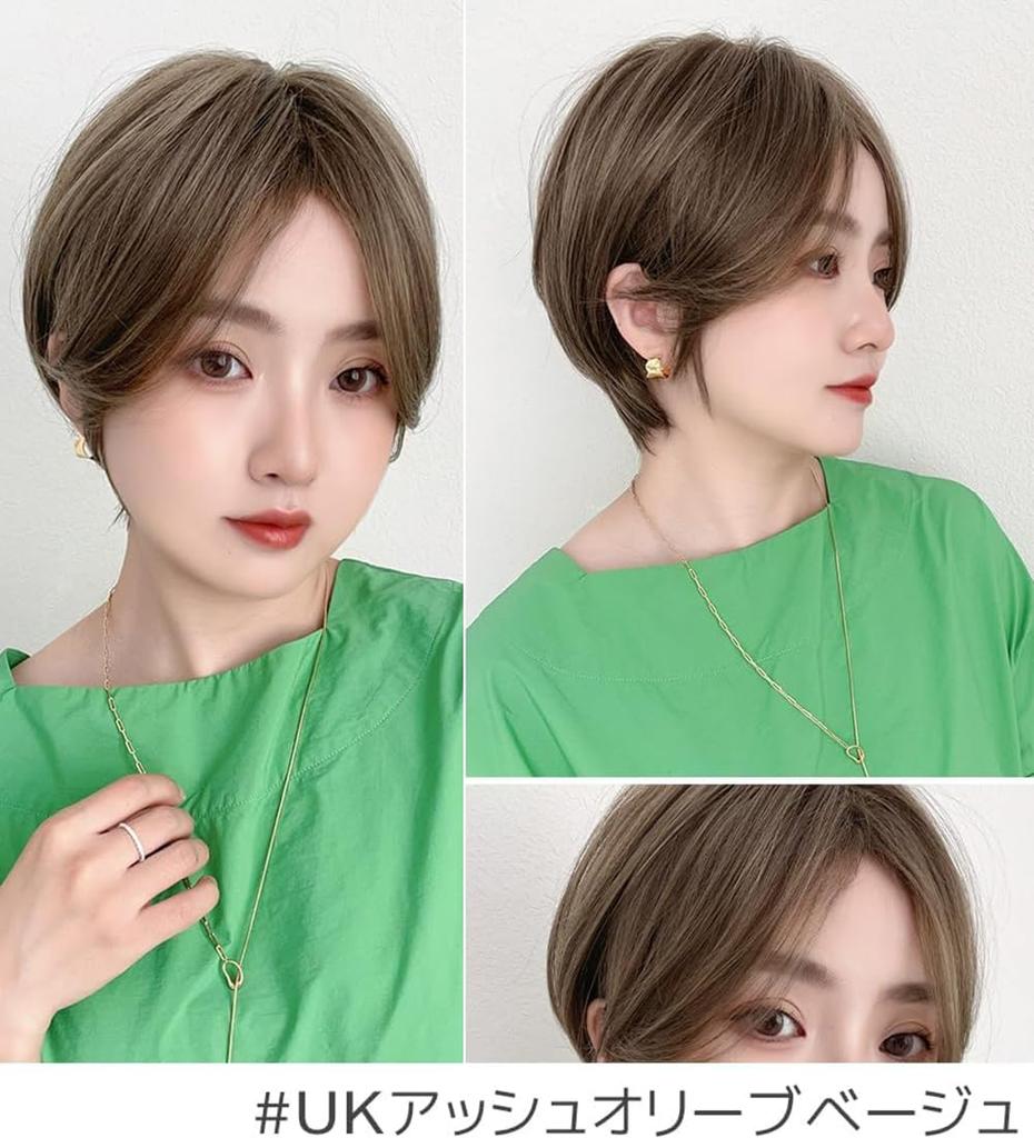 Wig Short Bob Full Wig Short Bob Wig Wig Black Hair [Brightlara] Women's Men's tf1754-UK