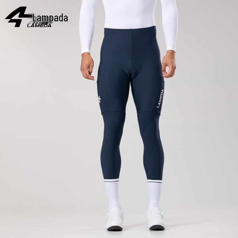 Pantaloni da Ciclismo Lampaida Arrow 20 Double Arrow Unisex con Bretelle, Tasche e Assorbimento degli Urti per Autunno/Inverno