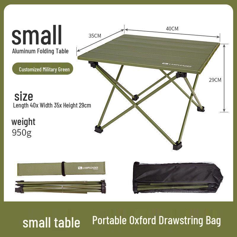 Portable Aluminum Folding Table & Chair Set for Camping and BBQ