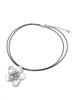 Freshwater Pearl White Flower Natural Power A597 [Cherry] Choker, Stone, Stone,
