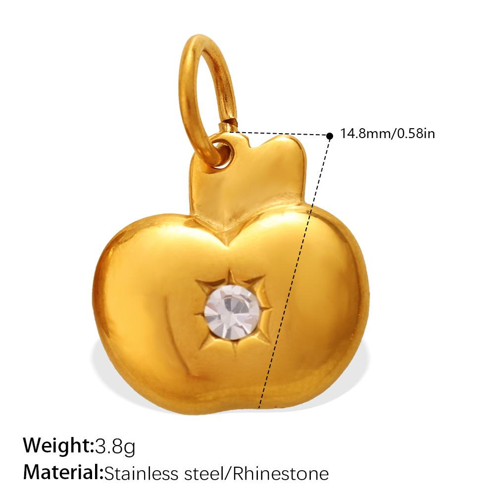 Cute Food Element Pendant Micro Diamond Lemon Pizza Style Diy Accessories