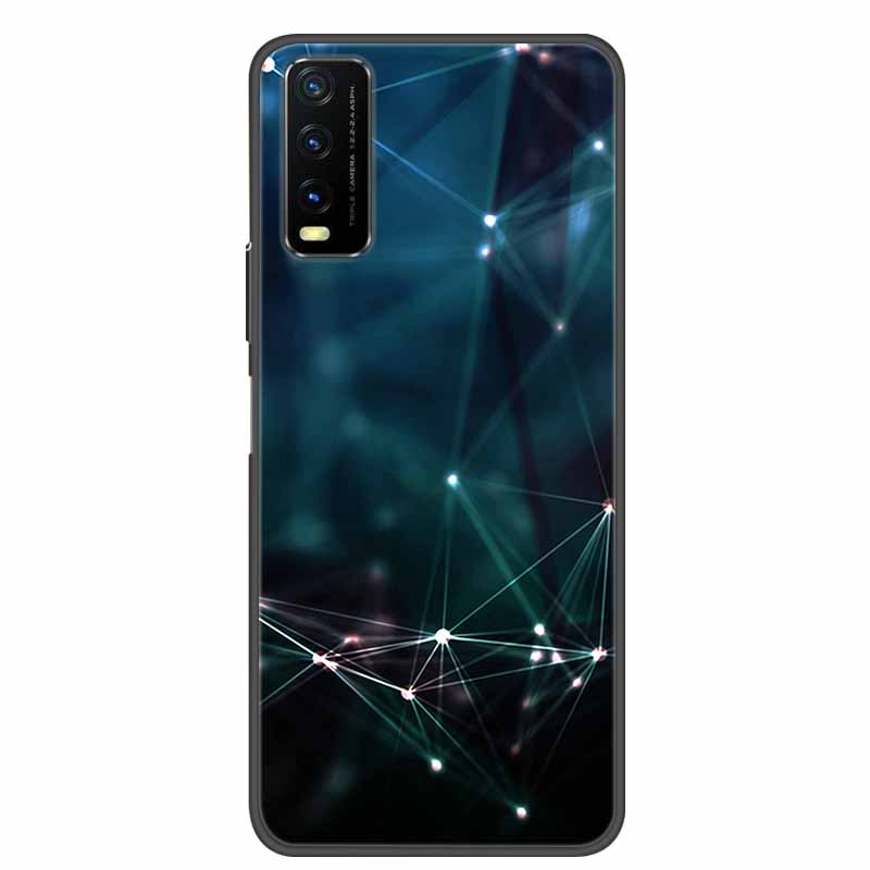 For Vivo Y20 Case Marble Soft Silicone Back Case for Vivo Y20S Y20 S Y 20i Phone Cover for Vivo V2027 Y20i Coque Funda Bag