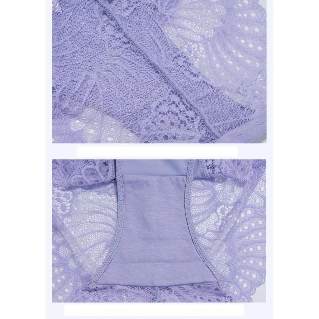 Plus Size Underwear Low Waist Panties Briefs for Female Hipster Underpant