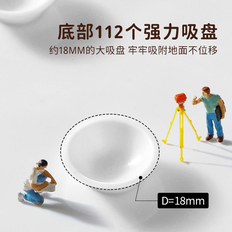 Fresh Flower Non-Slip With Suction Cup Floor Mat Children The Elderly Pregnant Women Bathroom Bath Anti-Drop Mat Household