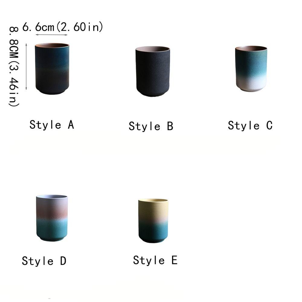 Stoneware Master Cup Gradient Color Water Cup Practical Japanese Tea Cup  Restaurant
