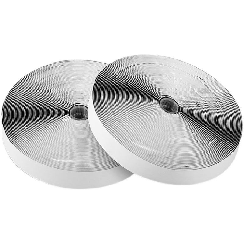 25 m dubbelsidig kardborreband - Självhäftande för gardiner, myggnät och bilmattor