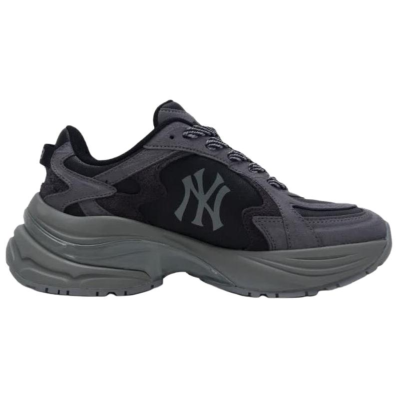 MLB Curve Runner Synthetic Leather Abrasion Resistant Breathable Low top Running Shoes Unisex Black 3ARNC025N-50GRD
