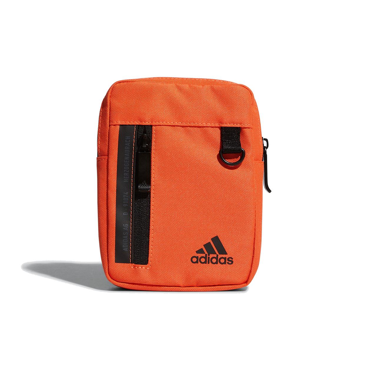 

New Adidas Recycled Polyester Material Crossbody Bag, Shoulder Bag Regular Unisex Orange Yellow GN9871 11.9*3.0*17.0CM