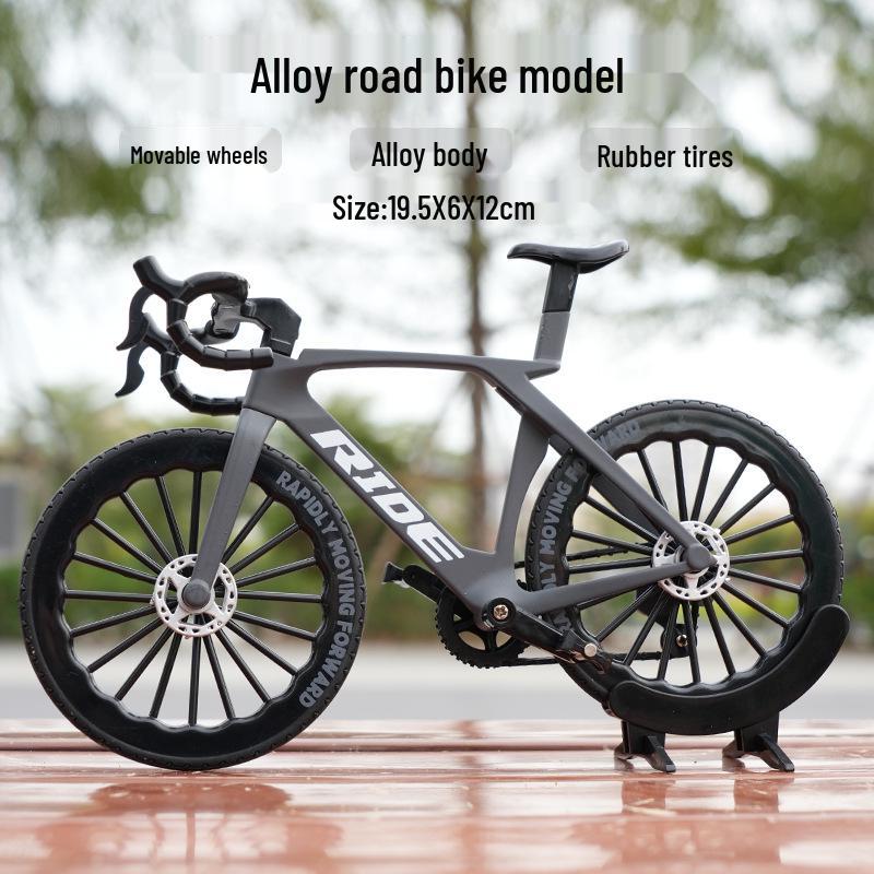 

1:Модель горного велосипеда из сплава в масштабе 8 - Орнамент для имитации спуска, Идеальный подарок для катания