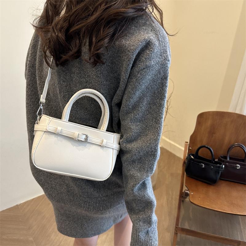 2025 new niche design handbag women's commuter shoulder bag simple and fashionable versatile messenger bag tide