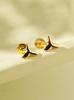 Minimalpiercing 14K Internal Mini Whale Tail Labret Piercing