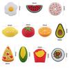 1PC New Cartoon Fruit Silicone Beads for Baby DIY Pacifier Chain Bracelet Toy Teething Baby Feeding Stroller Accessories