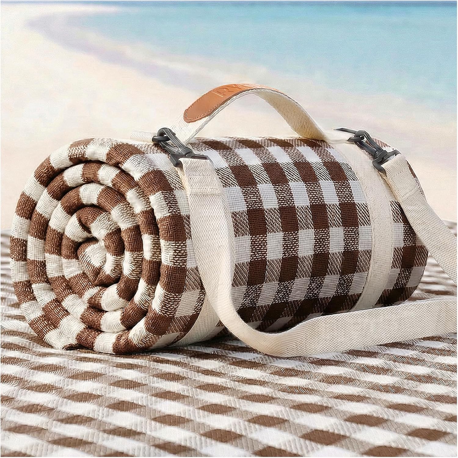 

Waterproof Beach Blanket Picnic Outdoor Camp Mat Towel Family Trip Essentials Summer Vacation Must Have Travel Accessories Lake Day Necessities