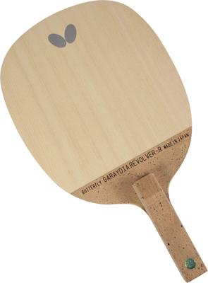 Butterfly Galeidia Revolver R Table Tennis Racket with 23840 Penholder, Reversible, 3-Ply Plywood,