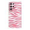 High-value pink and white stripes are suitable for Samsung Galaxys25 mobile phone case women's s22 + hot-selling s24 film