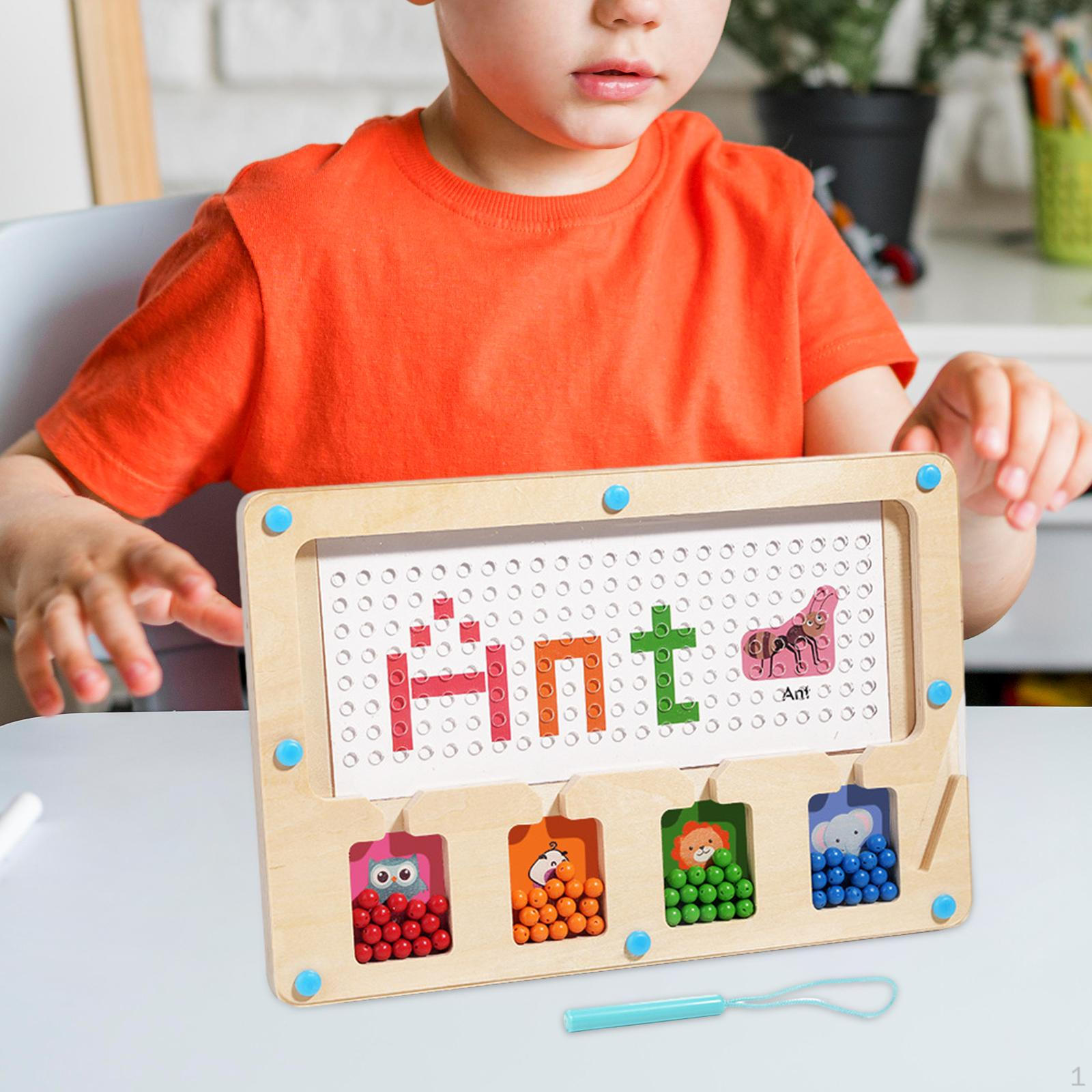 

Magnetic Color Number Game Counting Matching Board Games Maze Puzzle Montessori Toys