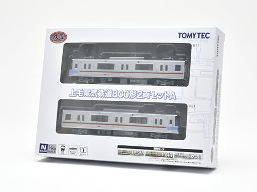 Tomytec Railway Collection Tetsuro Jomo Electric Railway 800 Series 2-Car Set A