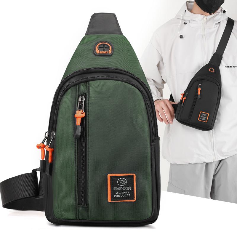 Ležérní pánská crossbody taška z oxfordské látky, vodotěsná, sportovní, fitness, taška přes hrudník, na mobilní telefon, drobné, doklady, úložné tašky