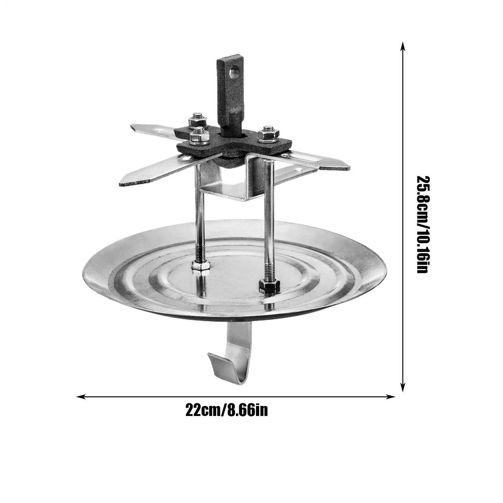 

Rotating Spinner Hooks Heavy Item Swivel Hooks Steel Rotary Hanger For Object Suspension Vehicle Repair Industrial Manufacturing
