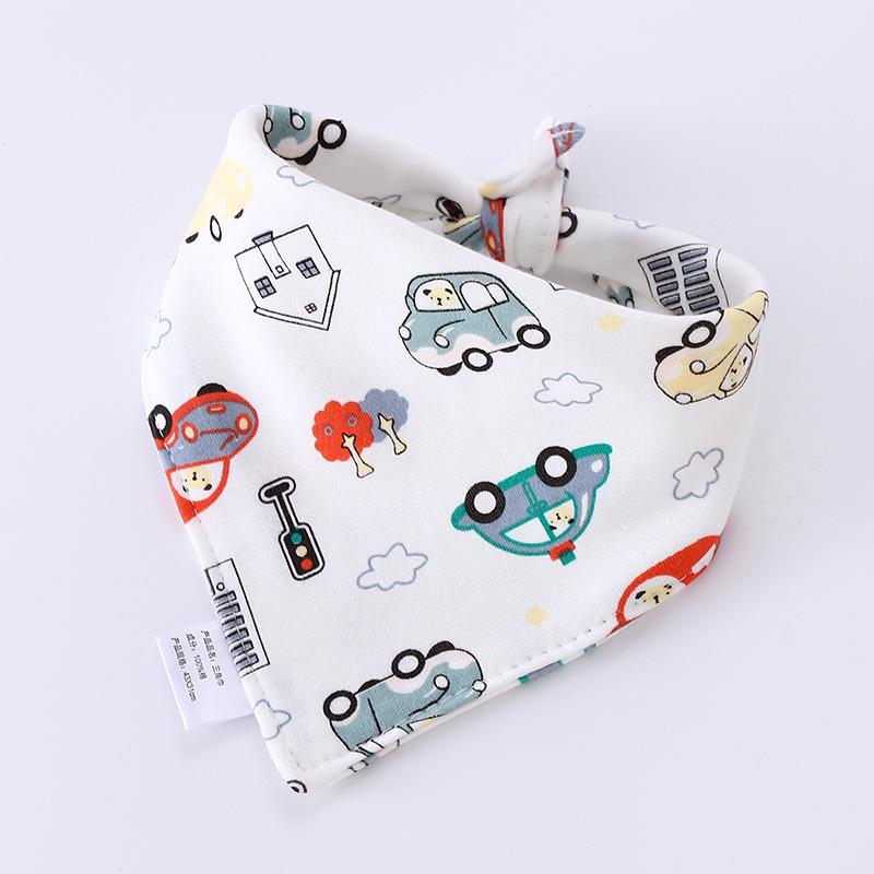 Waterproof Baby Triangle Bib - Pure Cotton for Newborns, Boys & Girls