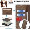 For Huawei Pura 70 Case RFID Blocking PU Leather Wallet Stand Anti-scratch Phone Cover