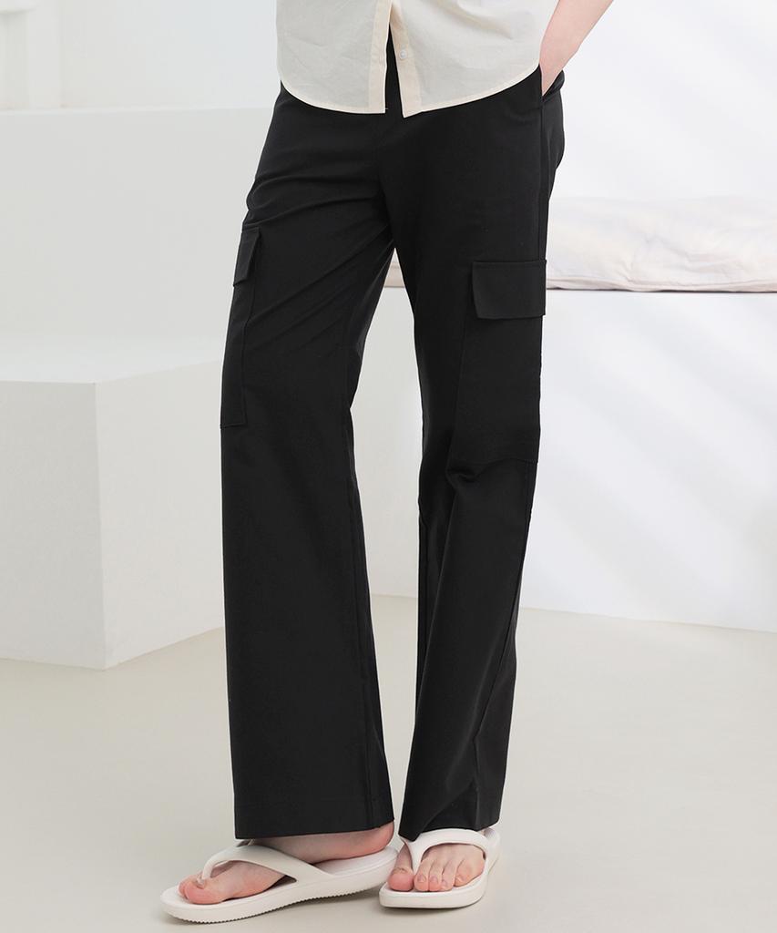 WHEN YOU MOVE Cargo Semi-Bootcut Pants (2 Colors)