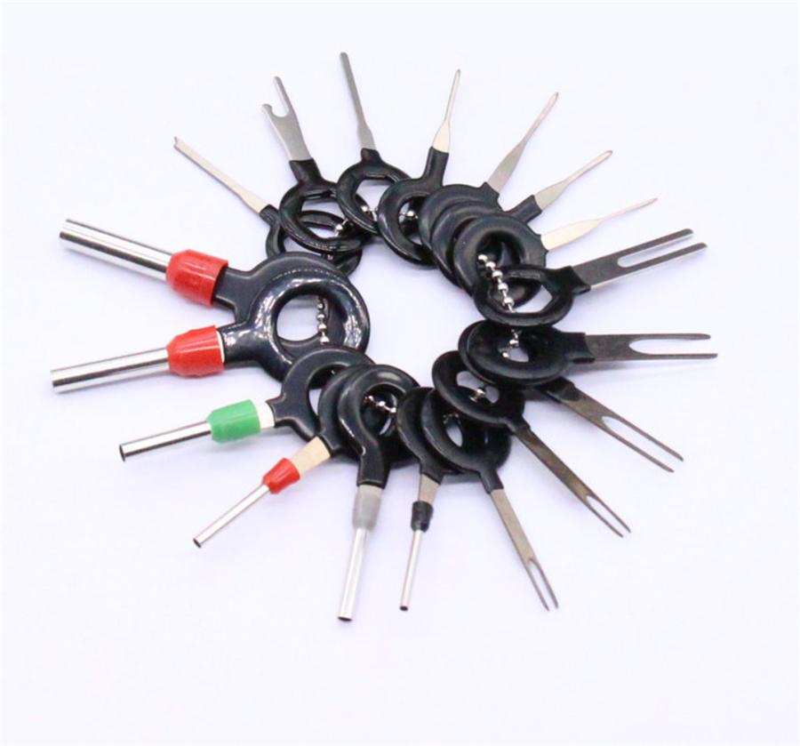 

New 18 Pcs Universal Aluminum Car SUV Wire Terminal Removal Pin Extractor Puller Kit
