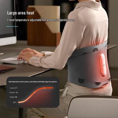 Lumbar Massager and Heated Support Belt CN Plug (adapter Included)