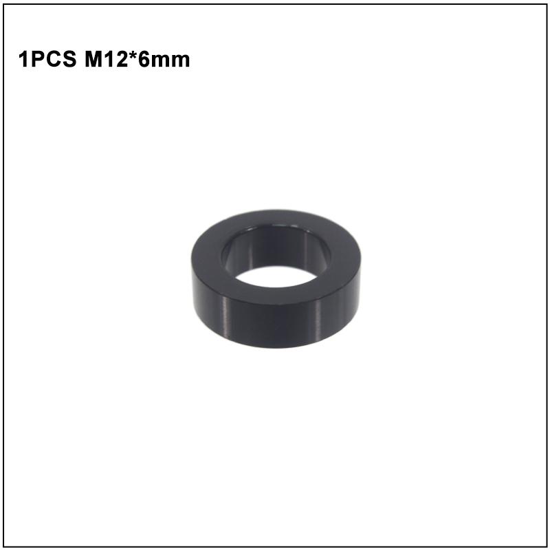Bicycle Thru Axle Skewer Spacer M12x4mm/5mm/6mm/1.5mm/0.5mm MTB Fat Bike Shaft Skewer Washer Bike Hub Skewer Flat Spacer Washer