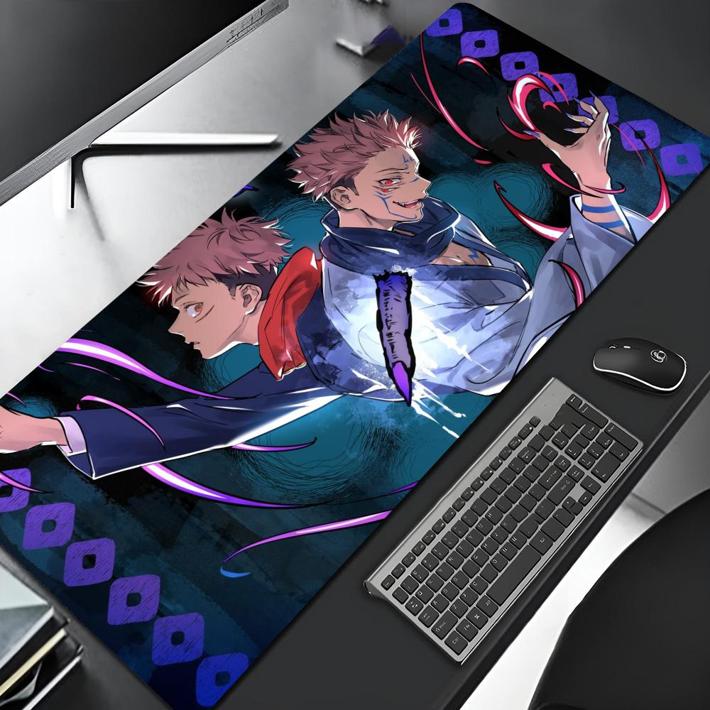 Anime Jujutsu Kaisen Mouse Pad Gaming Gamer Locking Edge Big Computer Gamer Large Rubber Art Mousepad Laptop Desk Mat