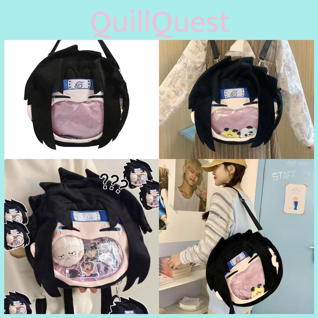 Naruto Uchiha Sasuke Plüschrucksack Mit Großer Kapazität Für Den Täglichen Gebrauch Teenager Geschenk