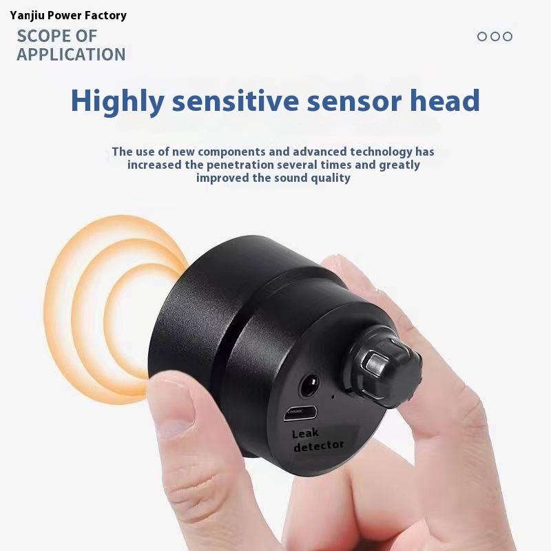1 Set Water Cement Steel Pipe Wall Microphone Listen Detector Wall Pipe Leak Listen Detector Wireless 12Ma High Strength