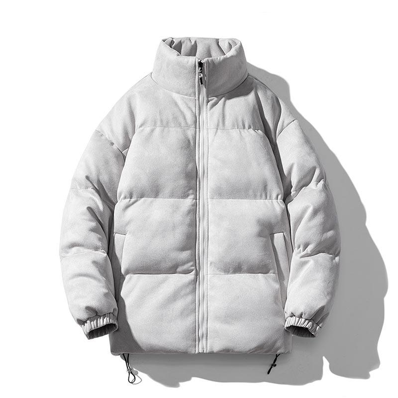 Cotton-padded Clothes Winter Long-sleeved Solid Thickened Warm Bread Couple Cotton Clothes Holding Ball Jacket