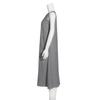 Damen Ärmelloses Baumwollkleid Locker Lässig Einfarbig Bequem A-Linien-Kleid mit Taschen