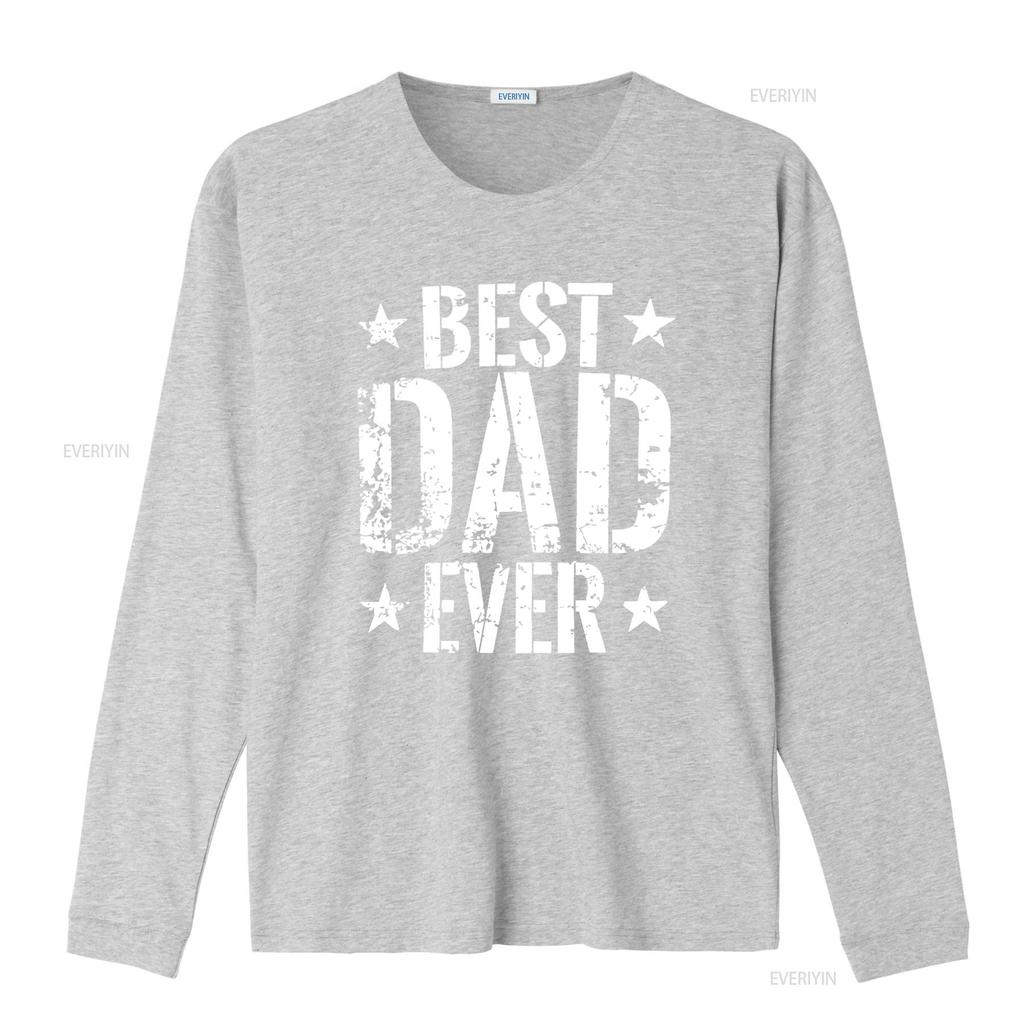 Best Dad Ever T Shirt Funny S for Fathers Day Husband Mens Vintage Washed Graphic Slightly Soft Homme Stretched Unisex