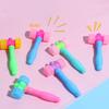 10 Stück Kinder BB Hammer Quietschhammer Spielzeug Plastik Klopfhammer Bunter Pädagogischer Hammer