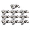 10 Pieces Curtain Track Gliders Rail Pulley Drapery Wheels Sliding Glider for