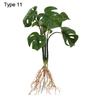 Party Supplies Desktop Ornament Office Shop Simulation Greenery Plant Wall Artificial Hydroponic Plants With Root