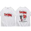 2024 Singer Junior H Sad Boyz Graphic T Shirts Men Women Gothic Fashion Short Sleeve T-shirt Harajuku Hip Hop Oversized T-shirts