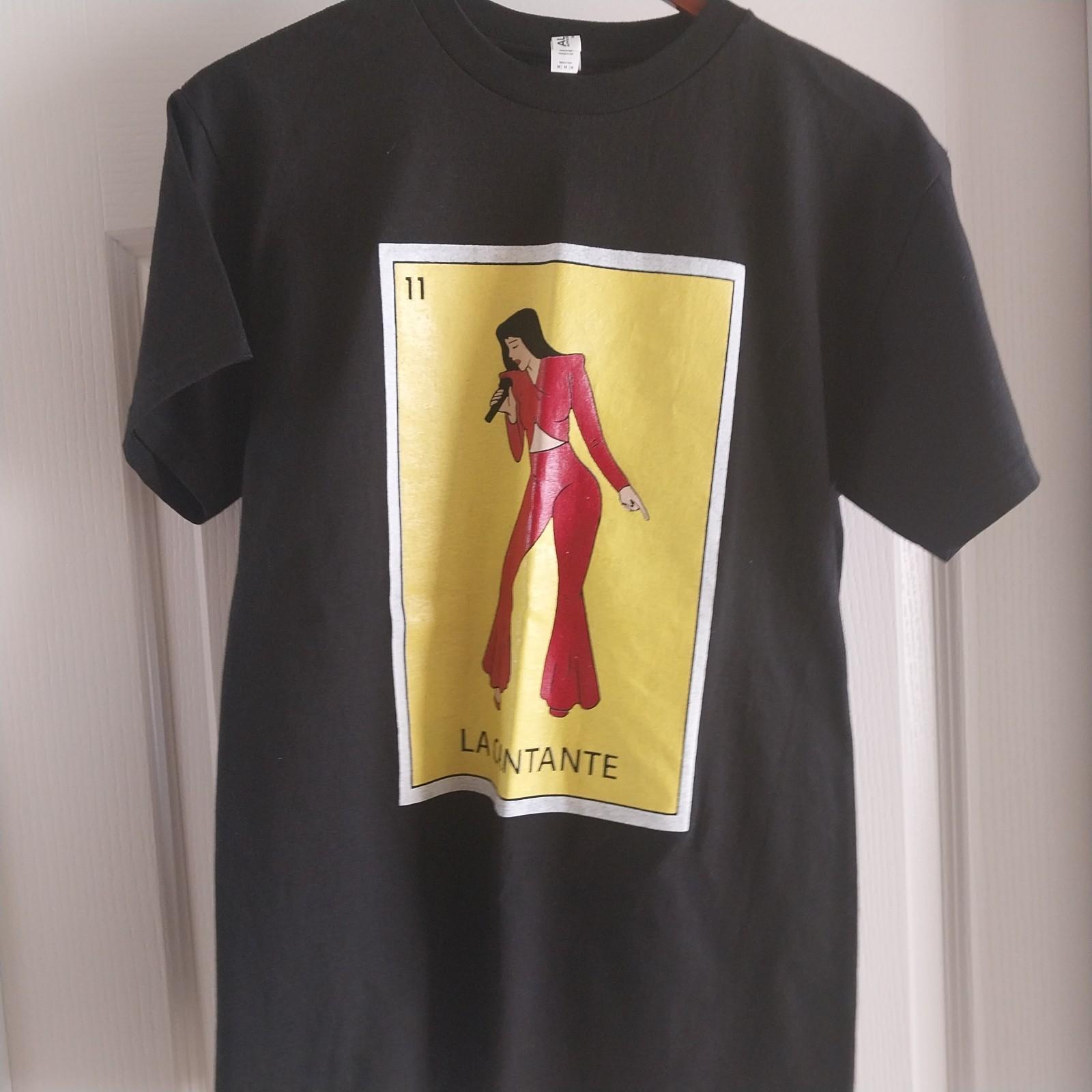 La Cantante Loteria Mexico Bingo Selena Quintanilla Queen Of Tejano Medium Shirt Unisex T-Shirt XXL
