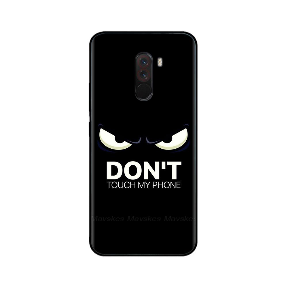 Phone Case For Xiaomi Pocophone F1 Global Case Pocofone F1 Silicone Soft TPU Back Cover For Xiomi Poco F1 Case Black Bumper