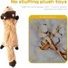Dog Squeak Toys, No Stuffing Plush Dogs Chew Toy Bundle for Small Medium Large Breed Chewer Tough Durable Squeaky Pet Fetch Puppy Teething Chewing