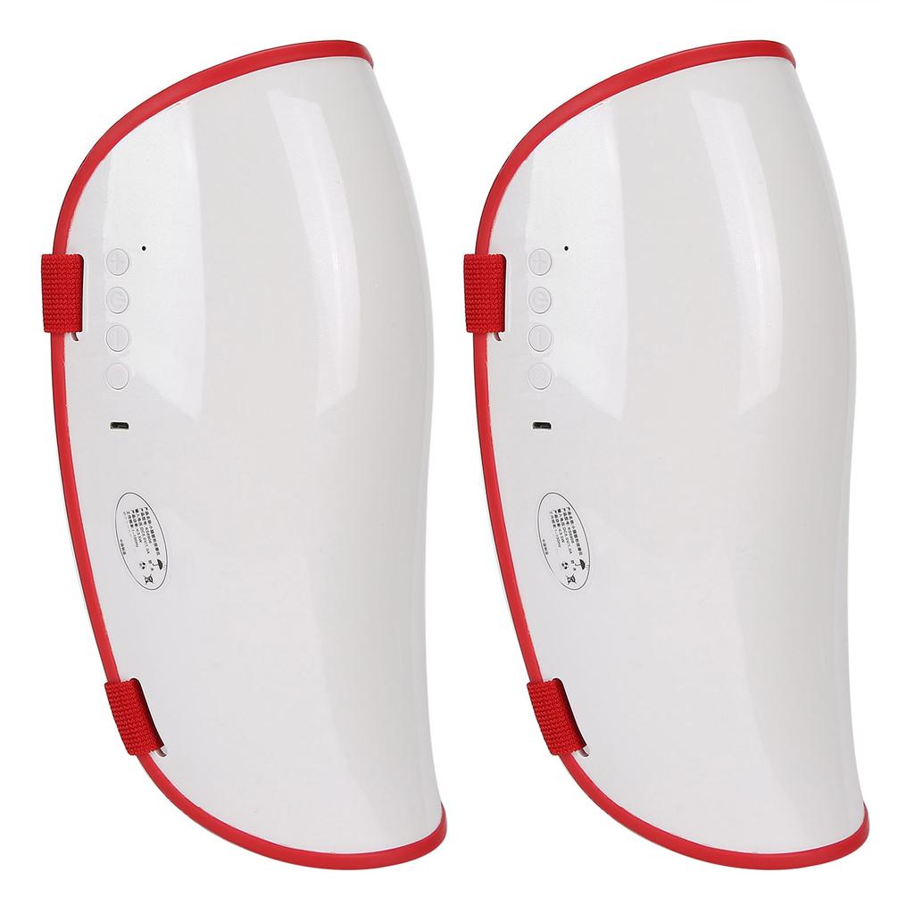 Household EMS Pulse Leg Massager Pain Fatigue Relief Hot Compress Calf Massage MachineDouble Legs